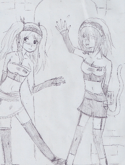 Maid Misaki and Sayuri