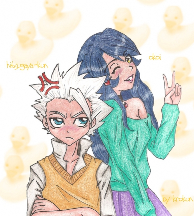 Okoi loves to bother her Captain!