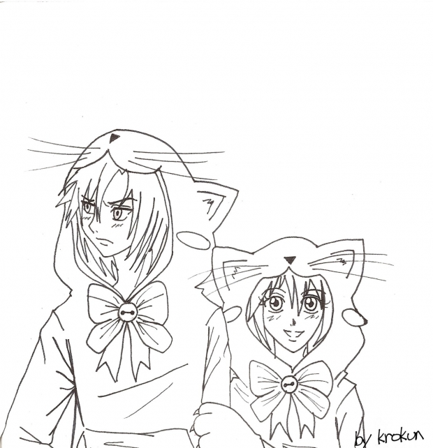 for i wuv-chan! (lineart)