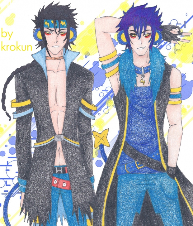 Lux and Xio (colored)