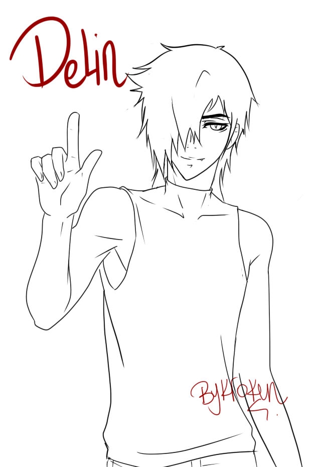 Delin!_lineart