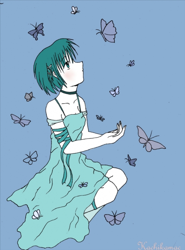 Butterflies in Blue