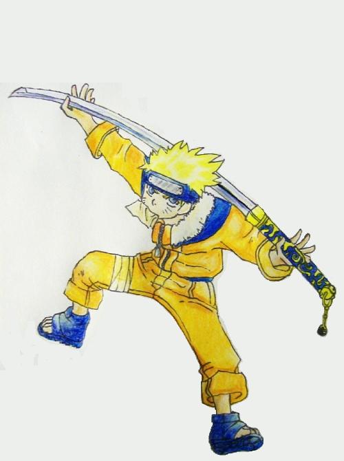 Naruto Volume 8--colored