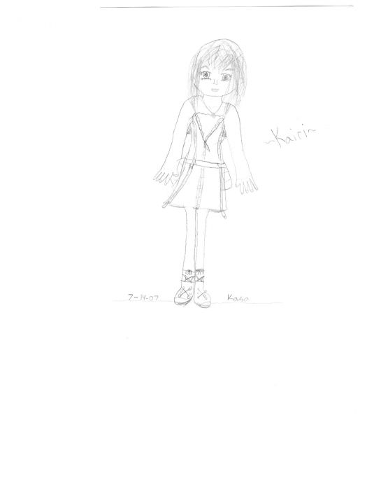 Kairi Attempt (line Art)