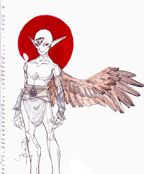 Another One Winged Demon