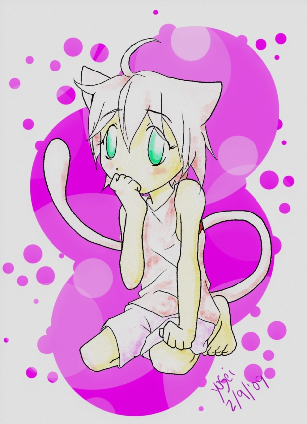 Anthro Mew- colored