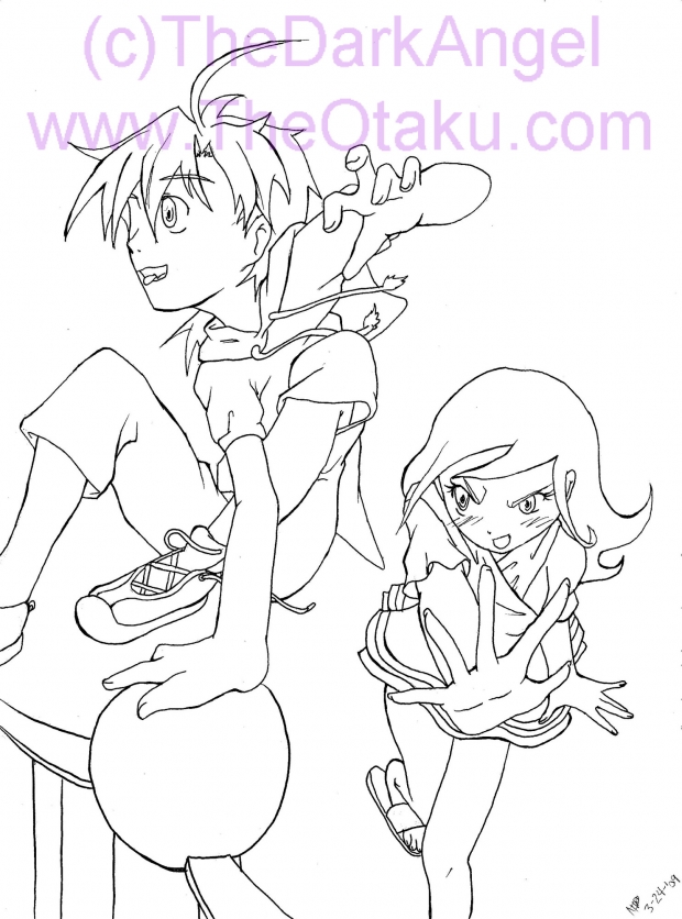 Kouchou: Pursuit- LineArt