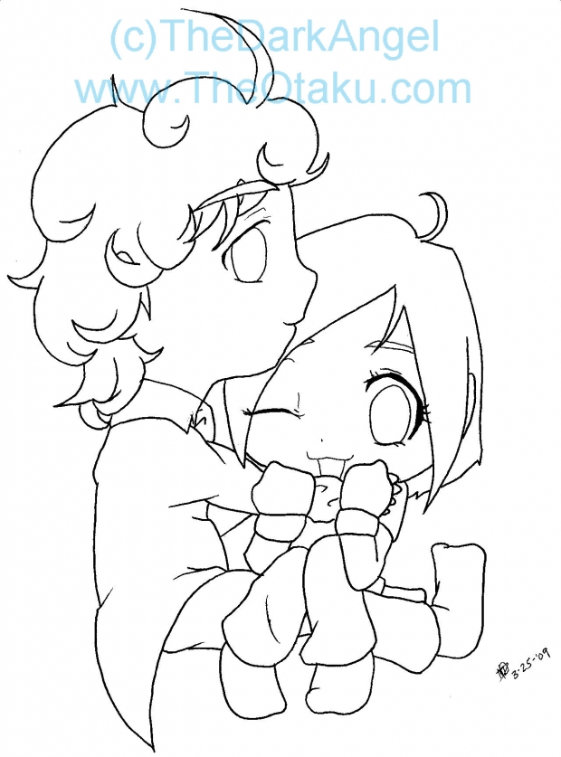 Tom&Niko Chibis! LineArt