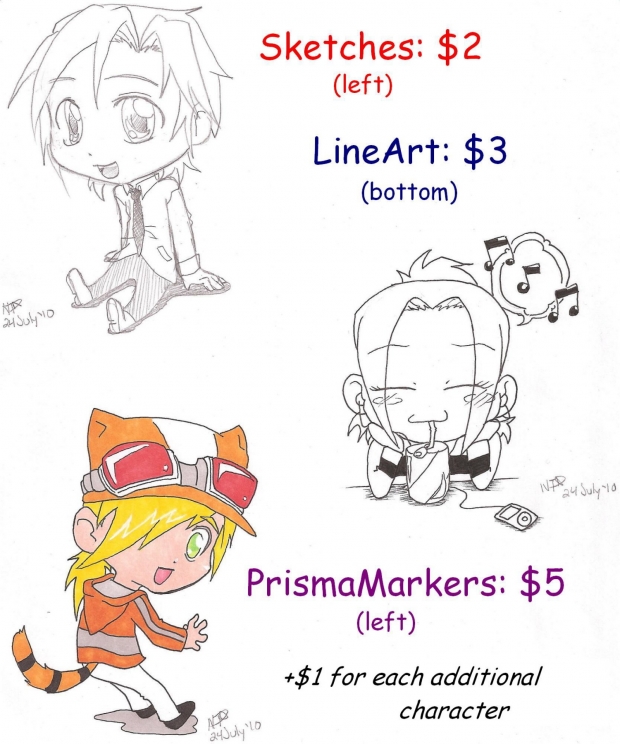 Commission Info and Examples