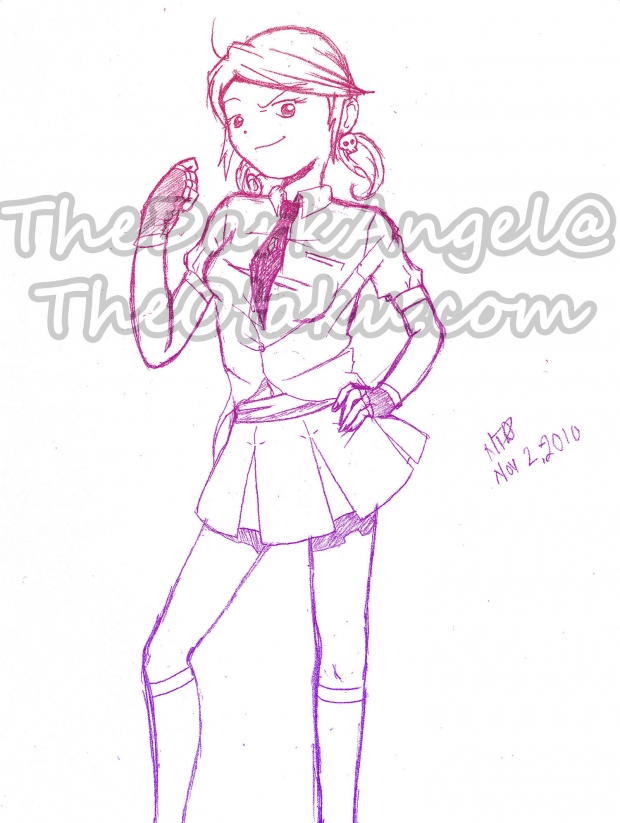 Punk School Girl sketch