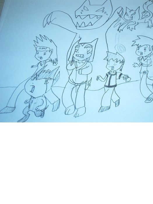 Anime Running From Angry Demons!!