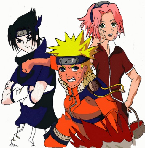 Naruto, Sasuke, And Sakura