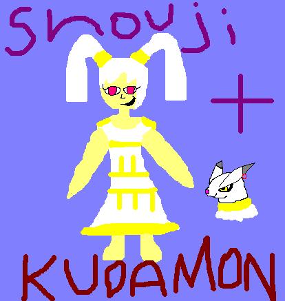 Shouji and Kudamon (New Digimon OC)