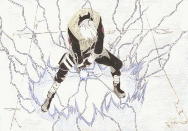 Colored Lightning Blade Kakashi