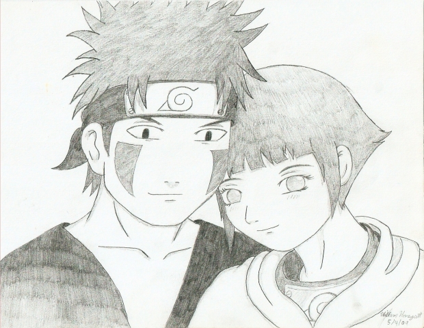 Kiba and Hinata