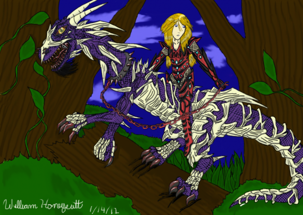 Captured Speed Dragon Colored