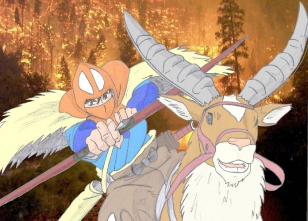 Ashitaka-burning Forests