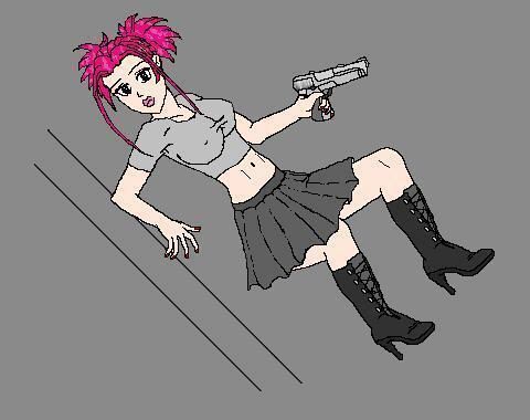 Chick With Gun