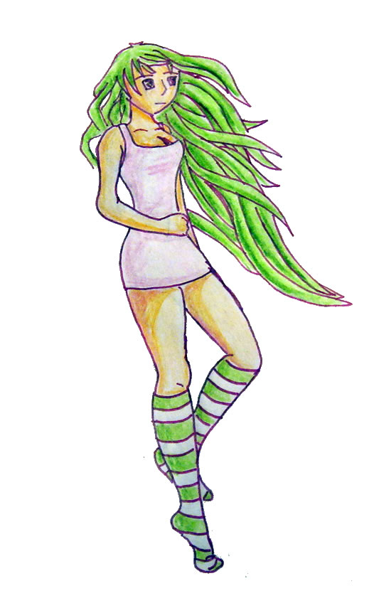 Girl With Green Hair