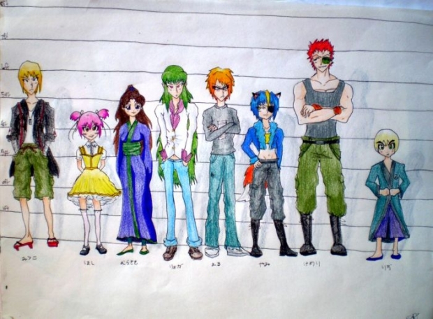 Ookami No Kami Chars 3