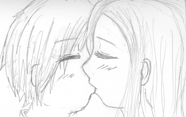 Kissing sketch