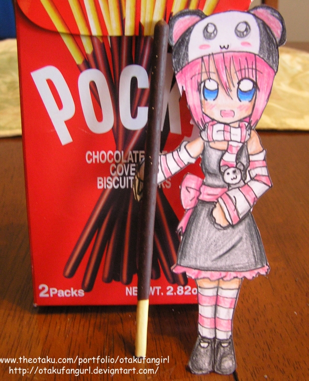 Panda-chan and her pocky