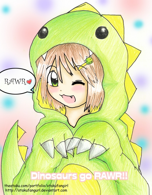 Dinosaurs go RAWR!
