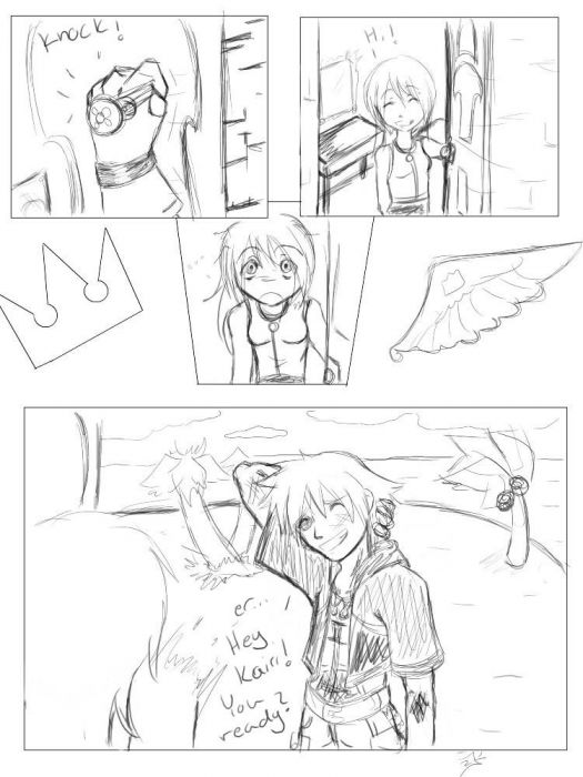 Sora And Kairi Comix Page 1