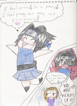 Sasuke Feels Pretty