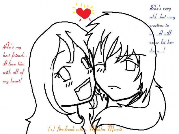 Miyoko and Hiroki with their chibi cuteness<33