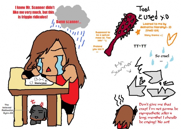 Michka and Mr. Scanner..