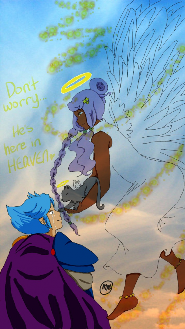 He's here with me, Sir Erebus...