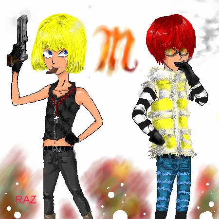 Mello Und Matt Oekaki