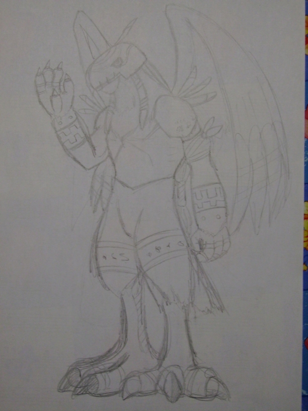 Garudamon sketch