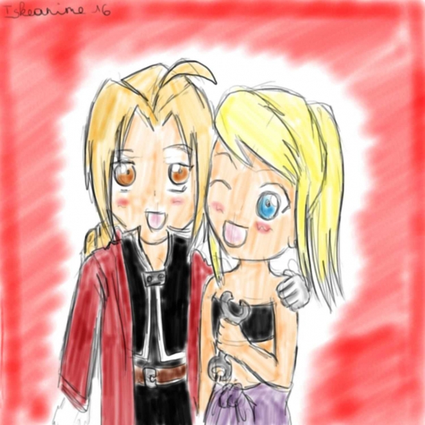 Edward and winry sketch