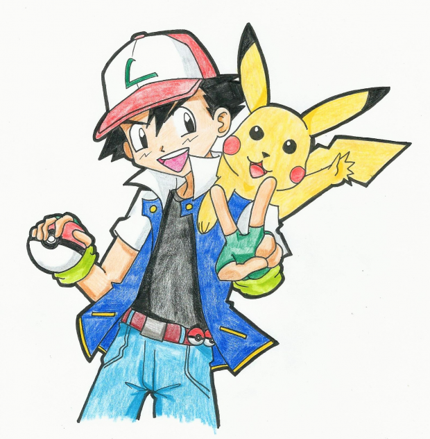 Ash and Pikachu