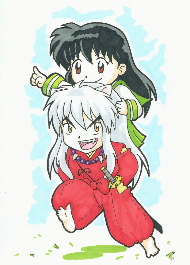 Chibi inuyasha x kagome