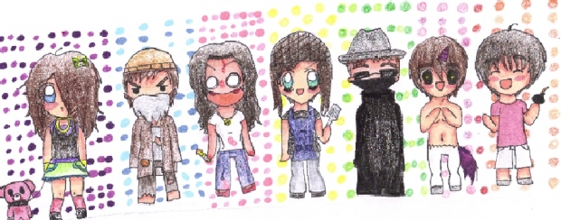 me, my friends, and weird nicknames