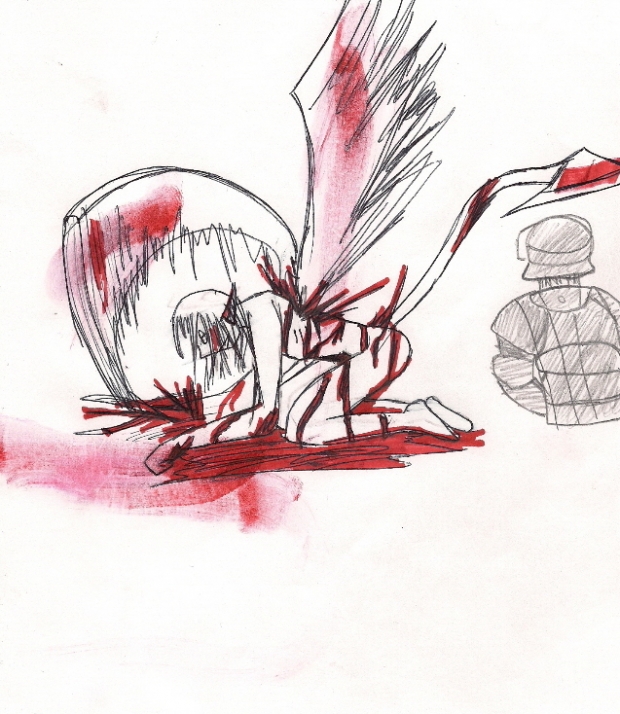 bloody vampire transformation