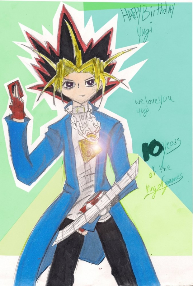 yugi {atem} happy birthday!!!