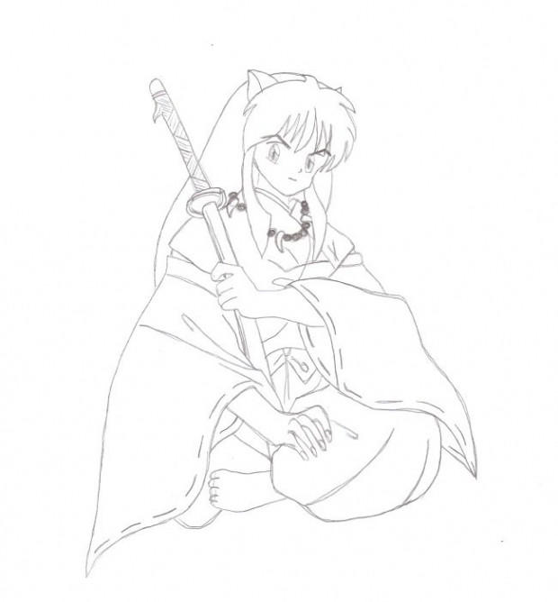 Inuyasha Uncoloured