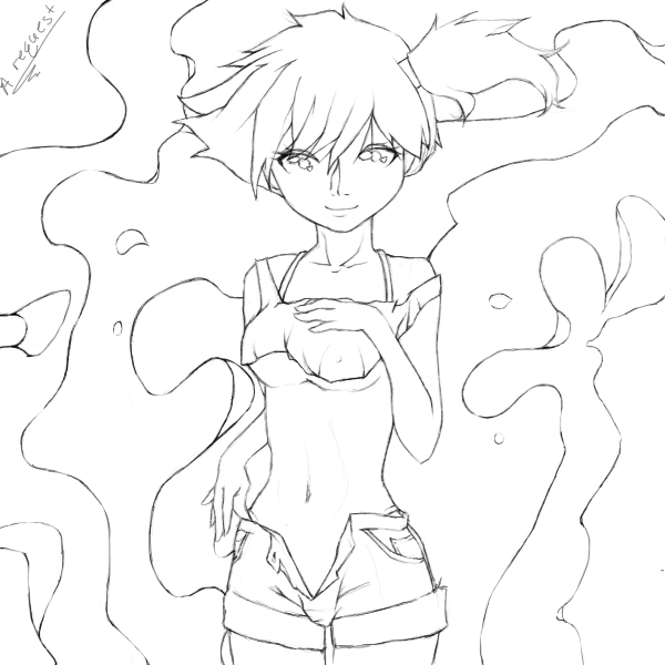 Line Art Misty