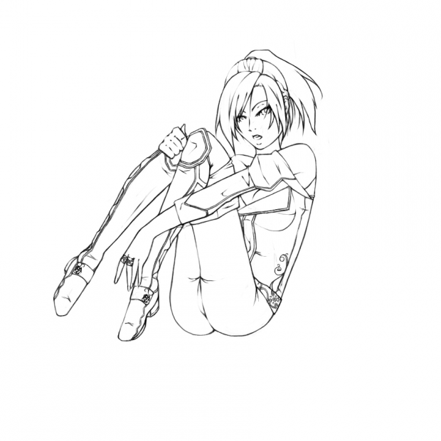 Kiera Liore LineArt