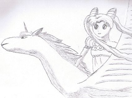 Grown Up Rini Riding Pegasus