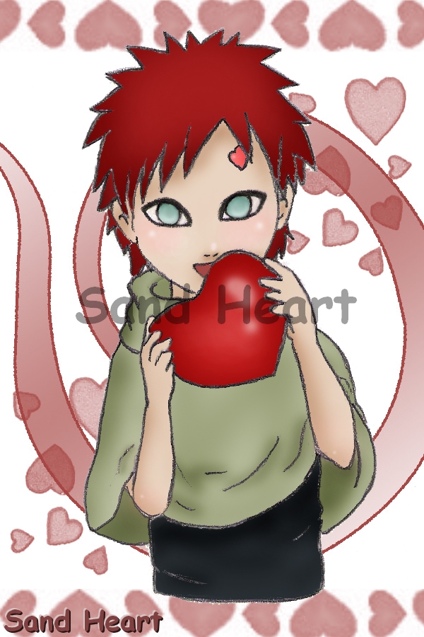 Gaara Holding my Heart