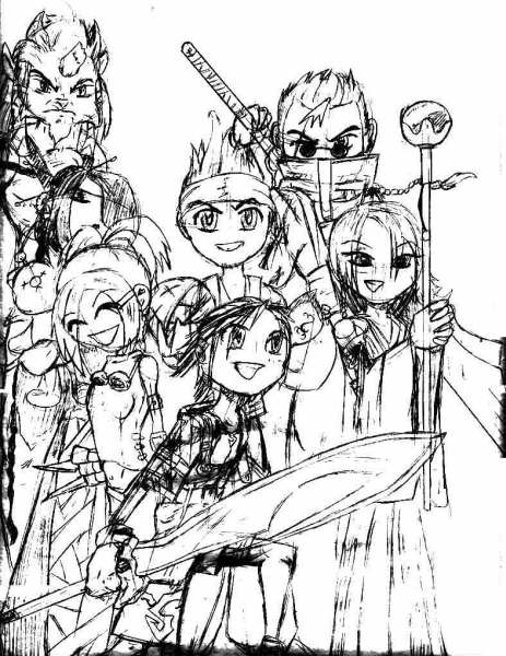 FFX- Old Sketch