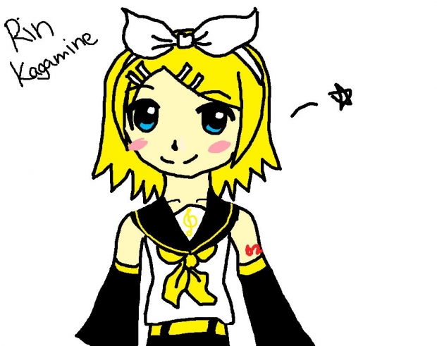 Rin Kagamine (on Paint!) [AGAIN]