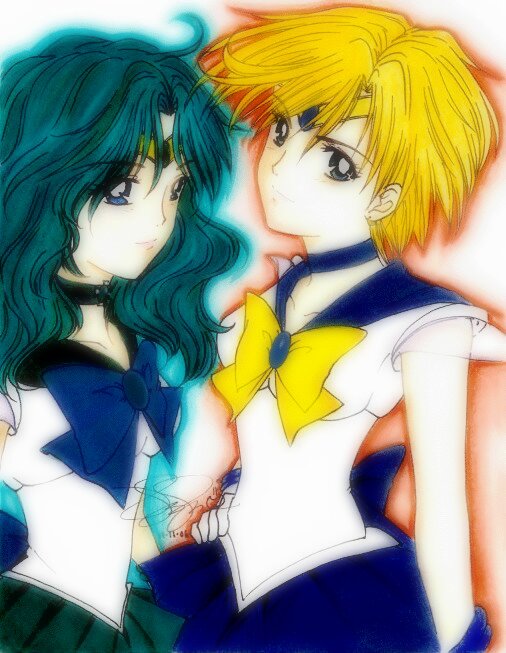 Sailor Neptune & Sailor Uranus