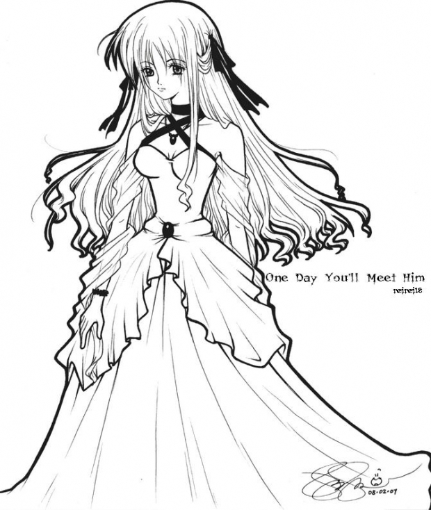 manga: Kristine lineart