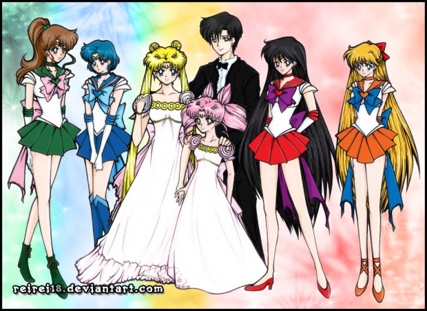Sailor Senshi Colored